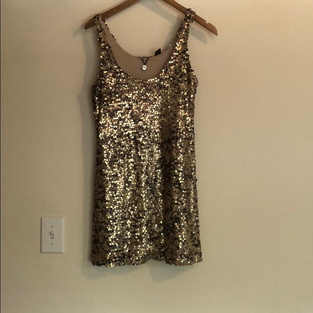 BKE Boutique Sparkly Mini Dress